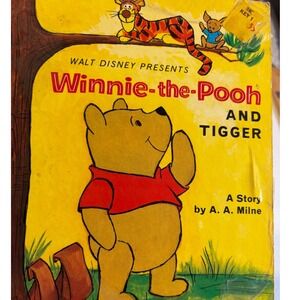 Vintage - 2 Winnie‎ the Pooh books and "But, You're A Duck" Little Golden Books